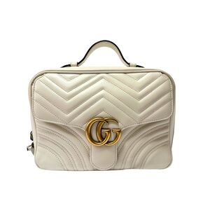 Gucci Quilted Medium Marmont Flap Bag